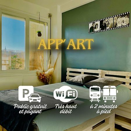 Appart Proche Gare Tgv Angouleme Deco Theme Bande Dessinee Bagian luar foto